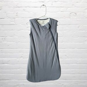 PurComfy // Supersoft Sleep Sack 1.0 TOG Bamboo 2-Way Safe Zipper in Blue